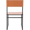 SAFAVIEH Home Collection Layne Light Grey/Black Dining Chair (Set of 2) – Fully Assembled(Cognac / Black)