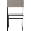 SAFAVIEH Home Collection Layne Light Grey/Black Dining Chair (Set of 2) – Fully Assembled(Light Grey/Black)
