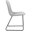 SAFAVIEH Home Collection Makalu Grey/Black Living Room Accent Dining Chair