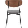 SAFAVIEH Home Collection Ryker Oak/Black Dining Chair (Set of 2) – Fully Assembled(Walnut / Grey)