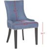 SAFAVIEH Mercer Collection Lester Dining Chair(Blue)