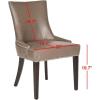 SAFAVIEH Mercer Collection Lester Dining Chairs(Clay)