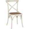 Safavieh American Homes Collection Franklin Farmhouse X-Back Antique White Side Chair(White)