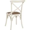 Safavieh American Homes Collection Franklin Farmhouse X-Back Antique White Side Chair(White)