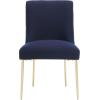 Safavieh Couture Home Nolita Glam Mustard Velvet Dining Chair(Navy)