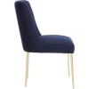 Safavieh Couture Home Nolita Glam Mustard Velvet Dining Chair(Navy)