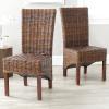 Safavieh FOX6523A-SET2 Safavieh Home Collection Ridge Croco Color Dining Chair, Set of 2,