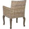 Safavieh Home Collection Armando Natural Wicker Dining Chair(Natural)