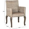 Safavieh Home Collection Armando Natural Wicker Dining Chair(White Washed)