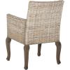 Safavieh Home Collection Armando Natural Wicker Dining Chair(White Washed)