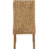 Safavieh Home Collection Aubrey Walnut Wicker Side Chair, Set of 2(Honey Brown/Golden Brown)