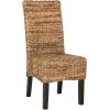 Safavieh Home Collection Avita Natural Wicker 18-inch Dining Chair(Natural)