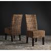 Safavieh Home Collection Avita Natural Wicker 18-inch Dining Chair(Natural)