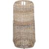 Safavieh Home Collection Cilombo Natural Wicker Dining Chair (Set of 2), 19″