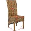 Safavieh Home Collection Isla Brown Dining Chair (Set of 2)