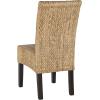 Safavieh Home Collection Luz Natural Wicker Dining Chair (Set of 2), 18″