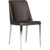 Safavieh Home Collection Mid-Century Modern Baltic White Side Chair(Brown)