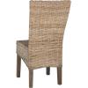Safavieh Home Collection Ozias Grey Wicker 18-inch Dining Chair(Grey)