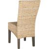 Safavieh Home Collection Ozias Grey Wicker 18-inch Dining Chair(Natural)