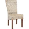 Safavieh Home Collection Ozias Grey Wicker 18-inch Dining Chair(White Washed)