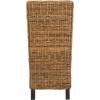 Safavieh Home Collection Pembrooke Wicker Side Chairs, Antique Grey, Set of 2(Banana Natural)