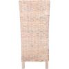 Safavieh Home Collection Pembrooke Wicker Side Chairs, Antique Grey, Set of 2(White Washed)