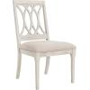 Safavieh Home Collection Selena Black Velvet and White Side Chair (Set of 2)(Beige)