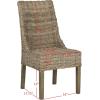 Safavieh Home Collection Suncoast Brown Dining Chair(Natural)