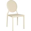 Safavieh Home Collection Warner Mid-Century White Round Back Side Chair(Butter Cream)