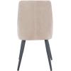 Safavieh Home Collection Zoi Velvet 19-inch (Set of 2) Dining Chair, Taupe/Black(Taupe / Black)