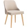 Safavieh Home Lulu Mid-Century Dusty Rose Velvet and Gold Dining Chair, Set of 2(Grey / Gold)