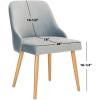 Safavieh Home Lulu Mid-Century Dusty Rose Velvet and Gold Dining Chair, Set of 2(Slate Blue / Gold)