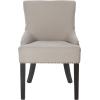 Safavieh Mercer Collection Christine Nailhead Dining Chair, Set of 2(Beige)