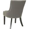 Safavieh Mercer Collection Christine Nailhead Dining Chair, Set of 2(Sea Mist)