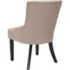 Safavieh Mercer Collection Christine Nailhead Dining Chair, Set of 2(Taupe)