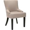 Safavieh Mercer Collection Christine Nailhead Dining Chair, Set of 2(Taupe)
