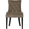 SAFAVIEH Mercer Collection Heather Beige Linen Nailhead Dining Chair(Grey)
