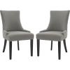SAFAVIEH Mercer Collection Lester Dining Chairs(Granite)