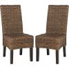 Safavieh Home Collection Avita Natural Wicker 18-inch Dining Chair(Brown)