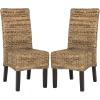 Safavieh Home Collection Avita Natural Wicker 18-inch Dining Chair(Natural)