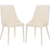 Safavieh Home Collection Summerset White Side Chair (Set of 2)(White)