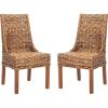 Safavieh Home Collection Suncoast Brown Dining Chair(Brown)