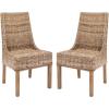 Safavieh Home Collection Suncoast Brown Dining Chair(Natural)