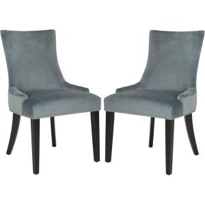 SAFAVIEH Mercer Collection Lester Dining Chairs(Blue)