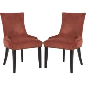 SAFAVIEH Mercer Collection Lester Dining Chairs(Rust)