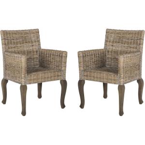 Safavieh Home Collection Armando Natural Wicker Dining Chair(Natural)
