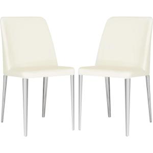 Safavieh Home Collection Mid-Century Modern Baltic White Side Chair(White)