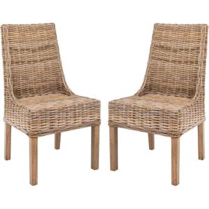Safavieh Home Collection Suncoast Brown Dining Chair(Natural)