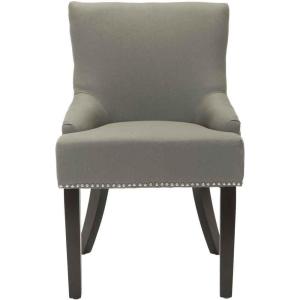 Safavieh Mercer Collection Christine Nailhead Dining Chair, Set of 2(Sea Mist)