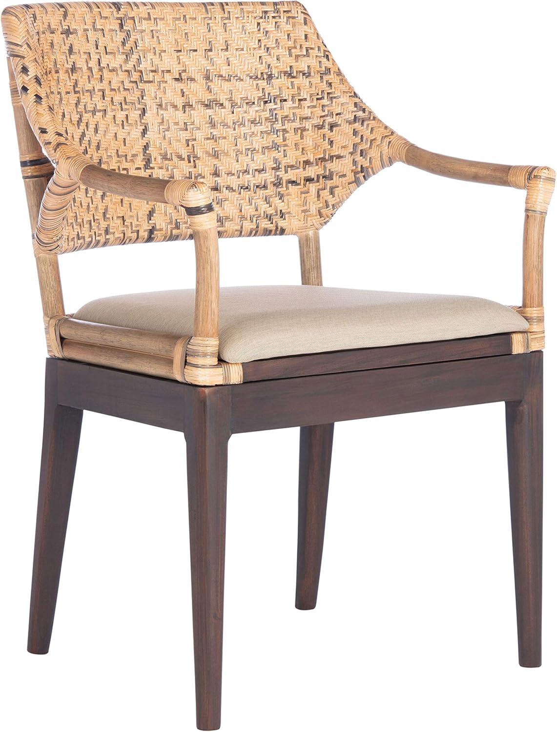 image:imageSAFAVIEH Home Collection Carlo Arm Chair Honey